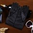 Rękawiczki damskie satynowe czarny