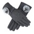 Rękawiczki damskie z pomponem J822 szary