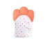 Rękawiczki dziecięce z silikonem pomarańczowy