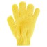 Rękawiczki kąpielowe żółty