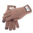 Rękawiczki męskie dziane J2168 brązowy