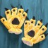 Rękawiczki z pazurami żółty