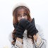 Rękawiczki zimowe damskie B4 czarny
