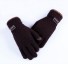 Rękawiczki zimowe dziane J2986 brązowy