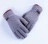 Rękawiczki zimowe dziane J2986 jasnoszary