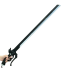 Replika meča 95 cm čierna