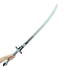 Replika meče 105 cm V165 stříbrná