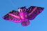 Repülő sárkány - bagoly 110 cm több színben lila
