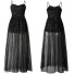 Rochie corset lunga negru