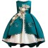 Rochie de bal pentru fete N162 verde inchis