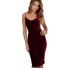 Rochie de cocktail pentru femei burgundy