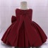 Rochie de fată N226 burgundy