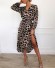 Rochie de femeie leopard roz