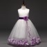 Rochie fetita cu flori J2896 violet