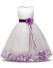 Rochie fetita cu trandafiri J2897 violet