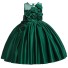 Rochie fetita N513 verde inchis