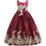 Rochie fetita N552 burgundy