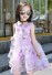 Rochie fetita pentru printese cu flori J1899 violet