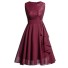 Rochie formală de damă Alicia burgundy