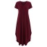 Rochie lungă de damă Susana burgundy