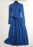 Rochie lungă din tricot albastru