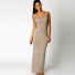 Rochie maxi elastica gri