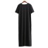 Rochie maxi tricou negru