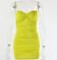 Rochie mini sexy verde deschis