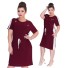 Rochie sport pentru femei - supradimensionată burgundy