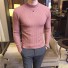 Rollkragenpullover für Herren F256 rosa