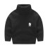 Rollkragenpullover für Kinder L647 schwarz