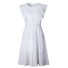 Romantické šaty letné biela