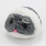 Rozciągająca się pluszowa mysz dla kota 8 x 6 cm Zabawkowa mysz Zabawna pluszowa mysz Interaktywne zabawki dla kotów szary
