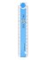 Rozkládací pravítko pro děti v celkové délce 30 cm Barevné školní pravítko pro děti s roztomiliým motivem Průhledné skládací pravítko do školy modrá