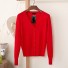 Rozpinany sweter damski G213 czerwony