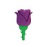 Rózsa alakú USB pendrive lila