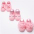 Roztomilé dojčenské ponožky - 3 páry ružová
