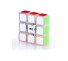 Rubikova kocka 3x3x1 biela