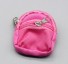 Rucksack für Barbie-Puppe rosa