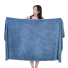 Rychleschnoucí osuška Měkká bavlněná osuška Rychleschnoucí ručník Měkký bavlněný ručník 140 x 70 cm modrá