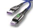 Rychlonabíjecí datový USB kabel modrá