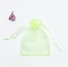 Saci Organza 100 buc verde neon