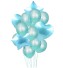Sada balónků - 14 ks tyrkysová