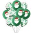 Sada vánočních balónků 10 ks zelená