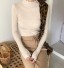 Salopetă tricotată pentru femei A58 culoarea pielii