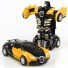 Samochód dziecięcy / robot 2w1 żółty