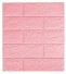Samolepící tapeta na zeď 35 x 38 cm světle růžová