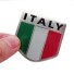 Samolepka na auto s vlajkou Itálie 2