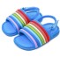 Sandale cu dungi pentru copii albastru