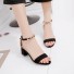 Sandale elegante cu toc pentru femei negru